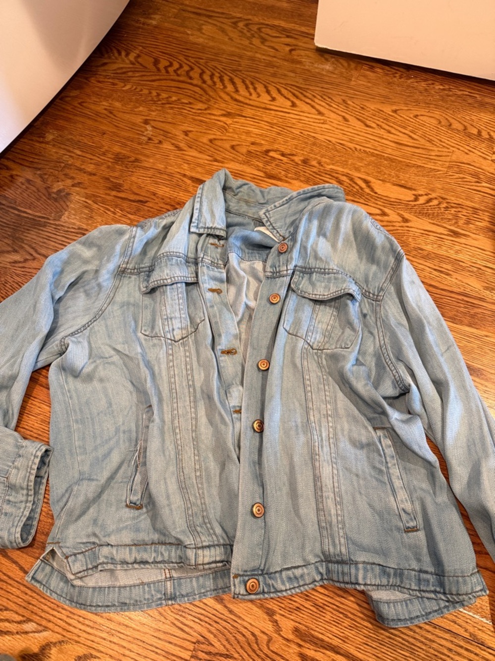 Altar'd State Light Wash Denim Jacket